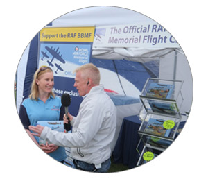 The RAF Memorial Flight Club at Silverstone Classic in 2015