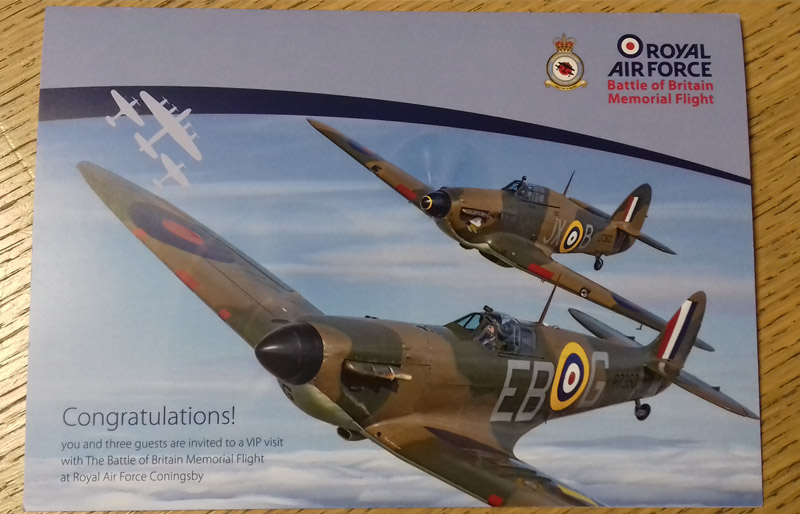 BBMF VIP visit voucher