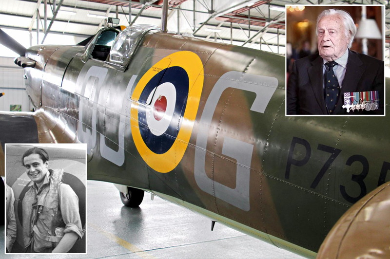 Spitfire P7350 now wears Geoffrey Wellum’s 92 Sqn ‘QJ-G’ code letters