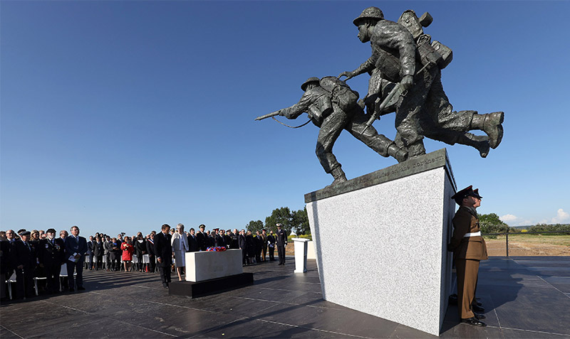 British Normandy Memorial Trust’s D-Day statue at Ver-Sur-Mer