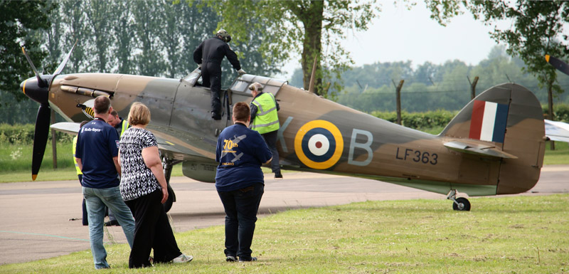 The winner gets exclusive access to the BBMF flying operations.