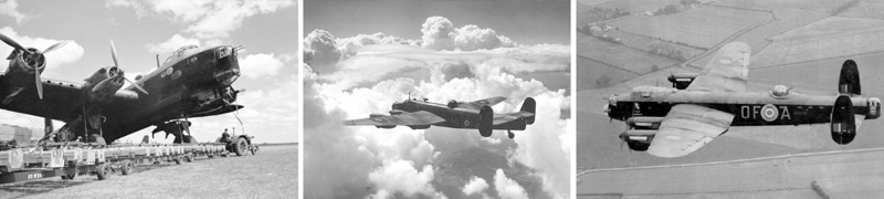 Short Stirling, HP Halifax, Avro Lancaster