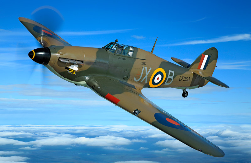 Hurricane LF363 flies on with the BBMF 25 years after it was almost destroyed.