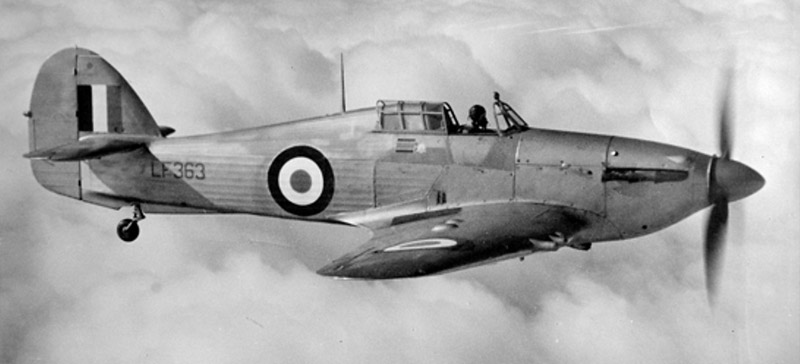 Hurricane LF363 in 1951