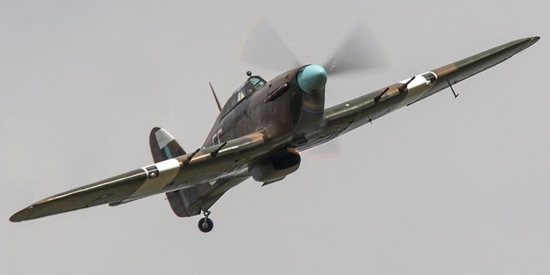 A “spectacular” and fitting Hurricane flypast at Tony Pickering’s funeral