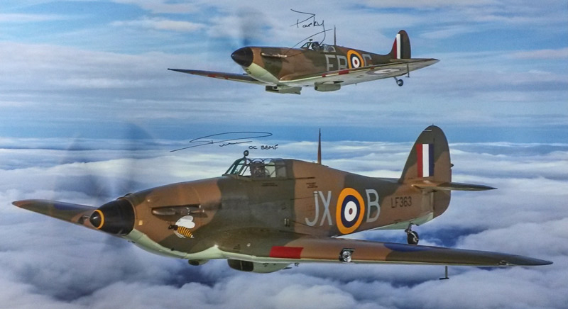 The print the RAF Memorial Flight Club gave away in March.