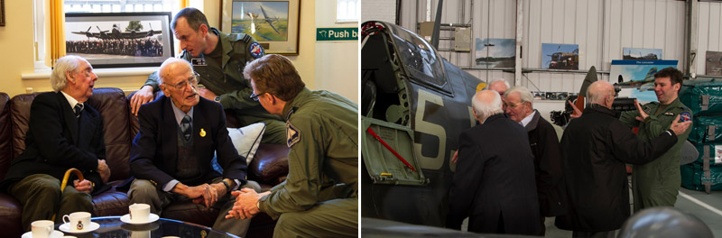 Veterans visit the BBMF