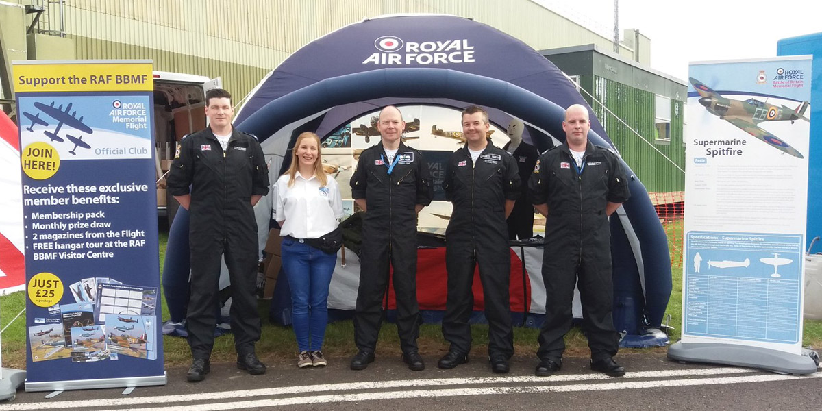 BBMF stand at Cosford Air show 2016