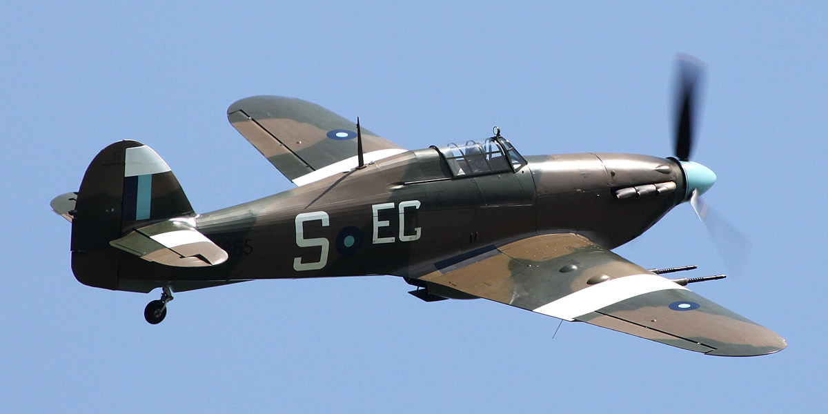 Hurricane PZ865 and Spitfire TE311 during the first PDA day on 27th April 2016