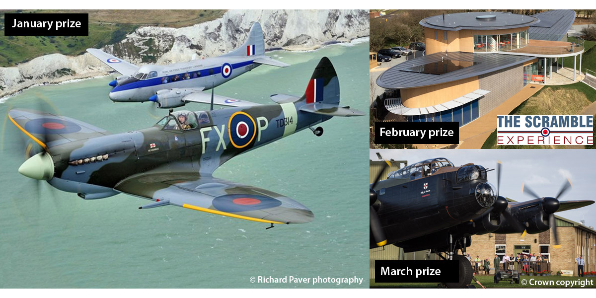 RAF Memorial Flight Club prize winners 