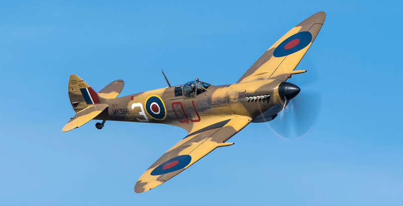 Spitfire MK356 in desert camouflage