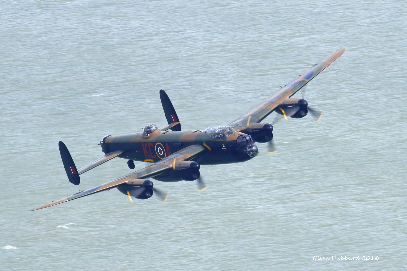 Avro Lancaster PA474 off Beachy Head 2016