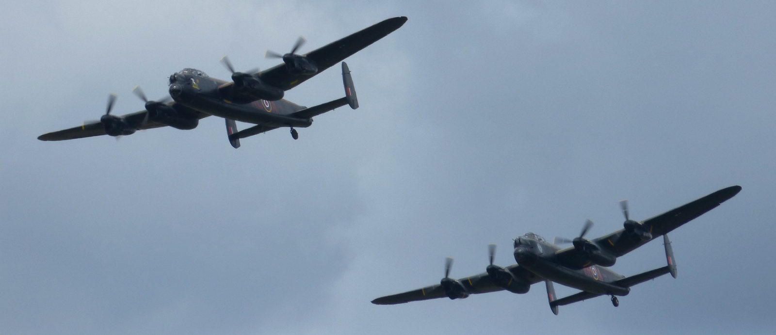 BBMF and CWHM Lancasters August 2014