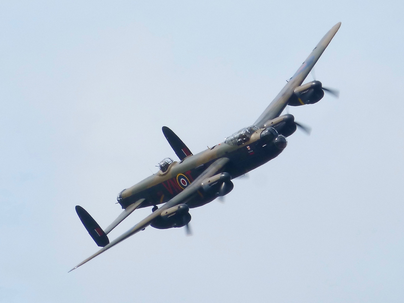 BBMF Lancaster Flypast over RAF Hendon September 2018